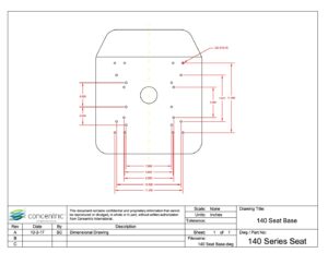 140 Seat Base