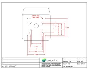 143 Seat Base Bolt Patterns