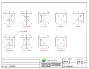 149 Seat Bolt Patterns