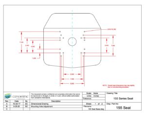 155 Seat Base Rev B