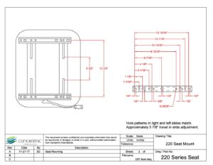 220 Seat Base