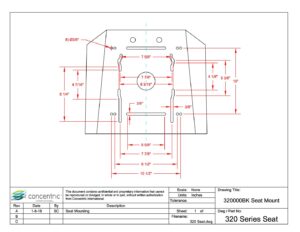 320000BK Seat Base