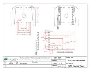 320101BK Seat Base