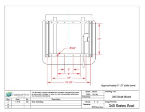 340 Seat Base