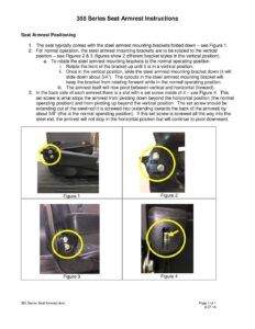 355 Series Seat Armrest