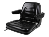 Black fold down seat with arms