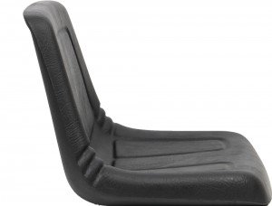 Right Profile View Deluxe High Back Seat