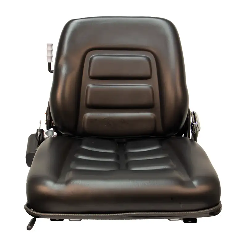 Vinyl Cushions, Operator Detection Switch, Retractable Seat Belt, Black
