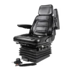 Armrests, Headrest, Slide Rails, Retractable Seatbelts, Vinyl, Black