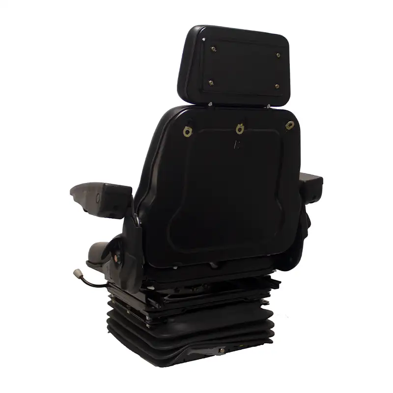 Armrests, Headrest, Slide Rails, Retractable Seatbelts, Vinyl, Black