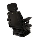 Armrests, Headrest, Slide Rails, Retractable Seatbelts, Vinyl, Black