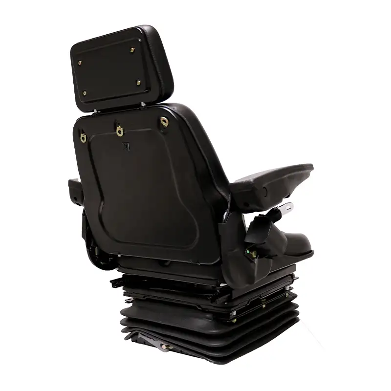 Armrests, Headrest, Slide Rails, Retractable Seatbelts, Vinyl, Black