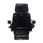 Armrests, Headrest, Slide Rails, Retractable Seatbelts, Vinyl, Black