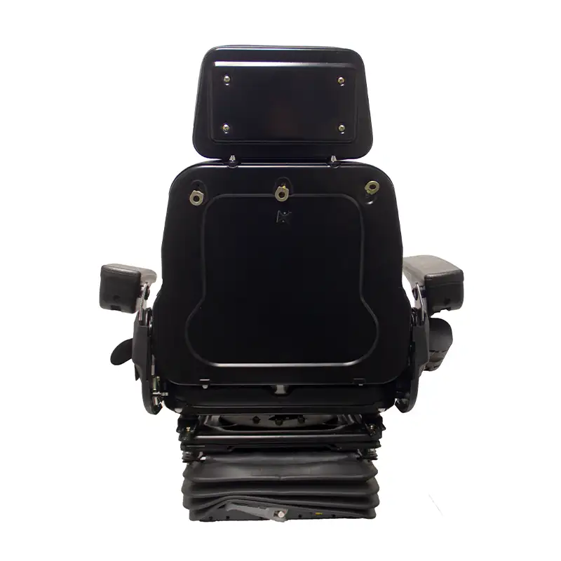 Armrests, Headrest, Slide Rails, Retractable Seatbelts, Vinyl, Black