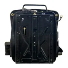 Armrests, Headrest, Slide Rails, Retractable Seatbelts, Vinyl, Black