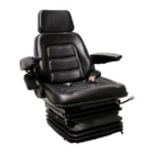 Armrests, Headrest, Slide Rails, Retractable Seatbelts, Vinyl, Black