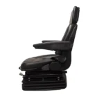 Armrests, Headrest, Slide Rails, Retractable Seatbelts, Vinyl, Black