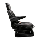 Armrests, Headrest, Slide Rails, Retractable Seatbelts, Vinyl, Black
