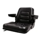 Armrests, Slide Rails, Vinyl, Black