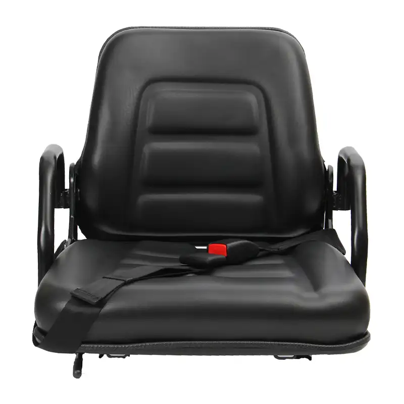 Hip restraint, Seatbelt, Slide Rails, Operator Presence Switch, Vinyl, Black