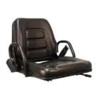 Hip Restraint, Retractable Seatbelt, Slide Rails, Operator Presence Switch, Vinyl, Black