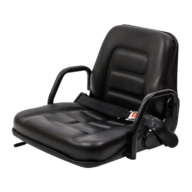 Hip Restraint, Retractable Seatbelt, Slide Rails, Vinyl, Black