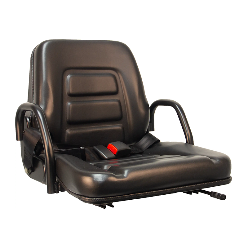 Hip Restraint, Seatbelt, Slide Rails, Operator Presence Switch, Vinyl, Black