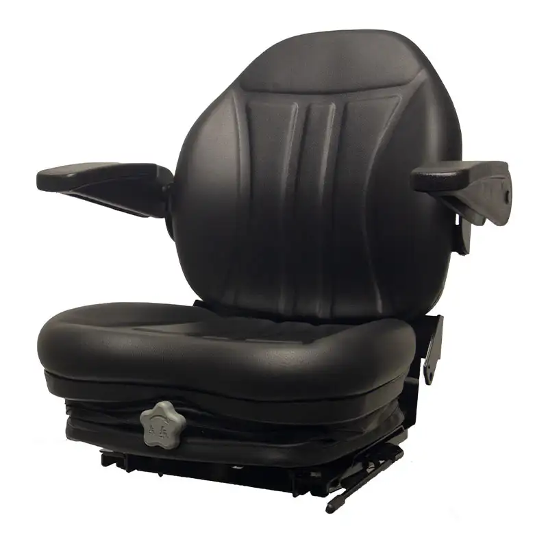 Armrests, Slide Rails, Vinyl, Black