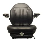 Armrests, Slide Rails, Vinyl, Black