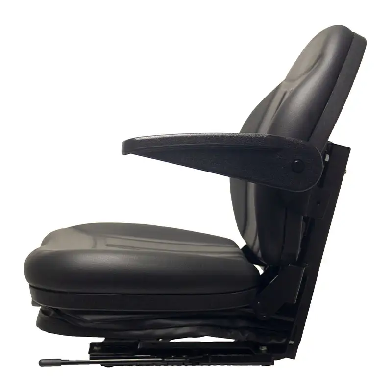 Armrests, Slide Rails, Vinyl, Black