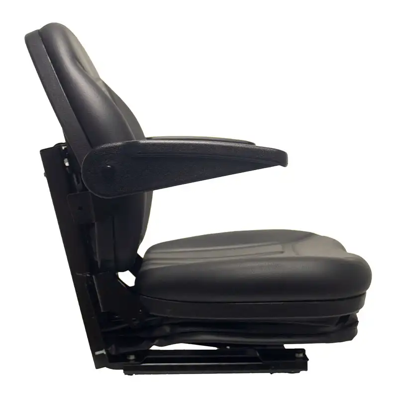 Armrests, Slide Rails, Vinyl, Black