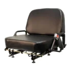 Hip Restraints, Retractable Seatbelt, Operator Presence Switch, Slide Rails, Vinyl, Black
