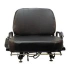 Hip Restraints, Retractable Seatbelt, Operator Presence Switch, Slide Rails, Vinyl, Black