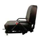 Hip Restraints, Retractable Seatbelt, Operator Presence Switch, Slide Rails, Vinyl, Black