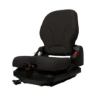 Operator Presence Switch, Slides, Retractable Seat Belt, Document Pouch, Vinyl, Black