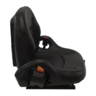 Adjustable Backrest, Orange Retractable Seatbelt, Document Pouch, Slide Rails, Operator Presence Switch, Slide Rails, Vinyl, Black