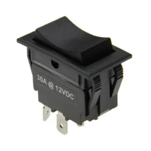 Rocker Switch, Momentary Contact, 12VDC 30 amp*