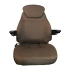 Upper Backrest, Armrests, Lumbar Support, PLAIN carton, Fabric, Brown