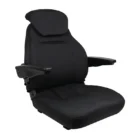 Upper Backrest, Armrests, Lumbar support, Cordura Fabric, Black