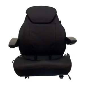 Upper Backrest, Armrests, Lumbar support, Cordura Fabric, Black