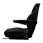 Upper Backrest, Armrests, Lumbar support, Cordura Fabric, Black