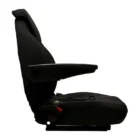 Upper Backrest, Armrests, Lumbar support, Cordura Fabric, Black