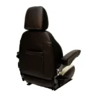 Adjustable Back Rest, Head Rest, HD Armrests, Lumbar support, PLAIN Carton, HD Vinyl, Black & Grey