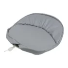 Deluxe Pan Seat Cushion, Vinyl, Grey