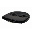 Pan Cushion, 2 Drain Holes, Vinyl, Black