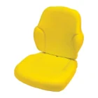 Base and Back Cushion, Vinyl, Yellow